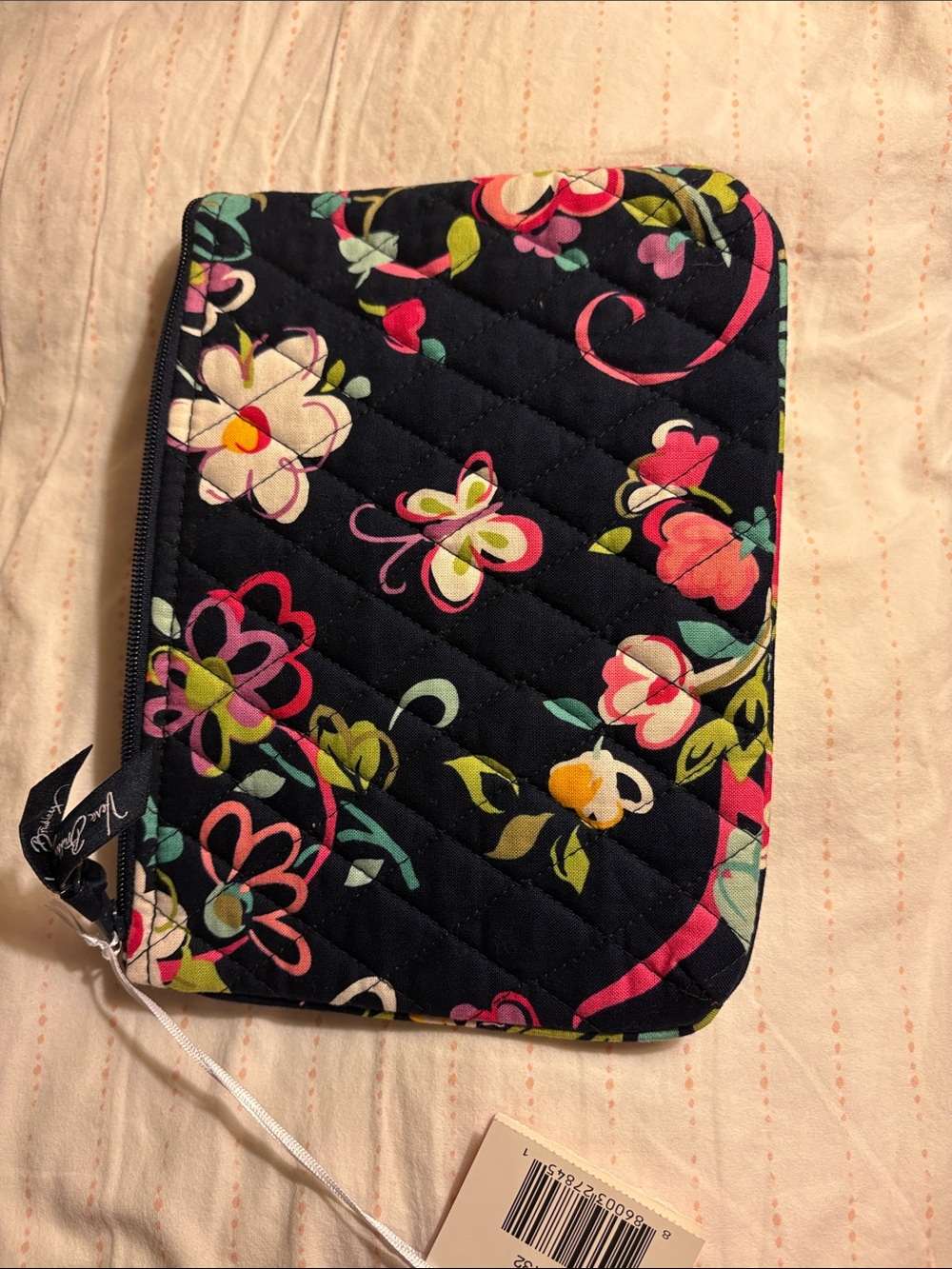 Vera Bradley Pouch -8 x 6 - ribbons pattern - Picture 3 of 4